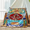 1PC Illuminati All-Seeing Eye Printed Blanket, All Season Lightweight Home Office Outdoor Nap Multifunctional Blanket