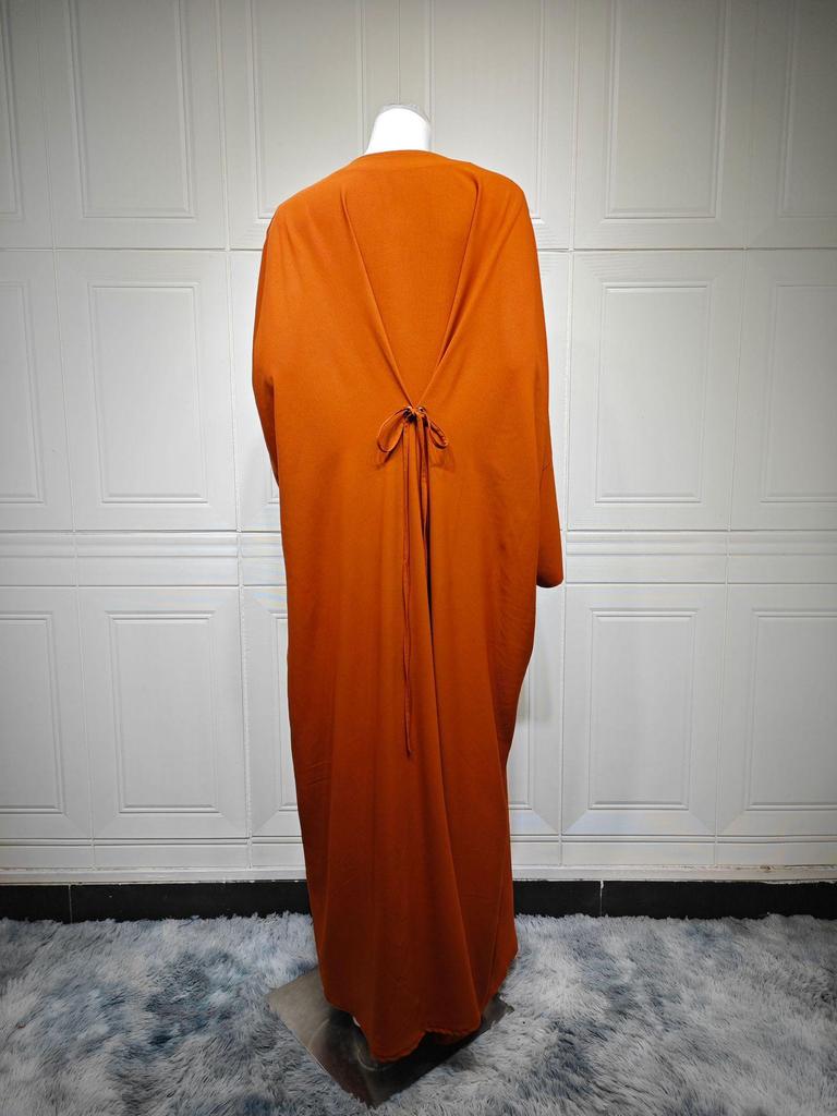 MQ174 Women's Muslim Arab Abaya Cardigan Robe 2025, Middle Eastern Cross-border Outerwear.