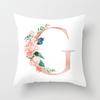 New Fashion 26 English Letter Pattern Cushion Cover Home Fabric Sofa Modern Style Pillow Cover