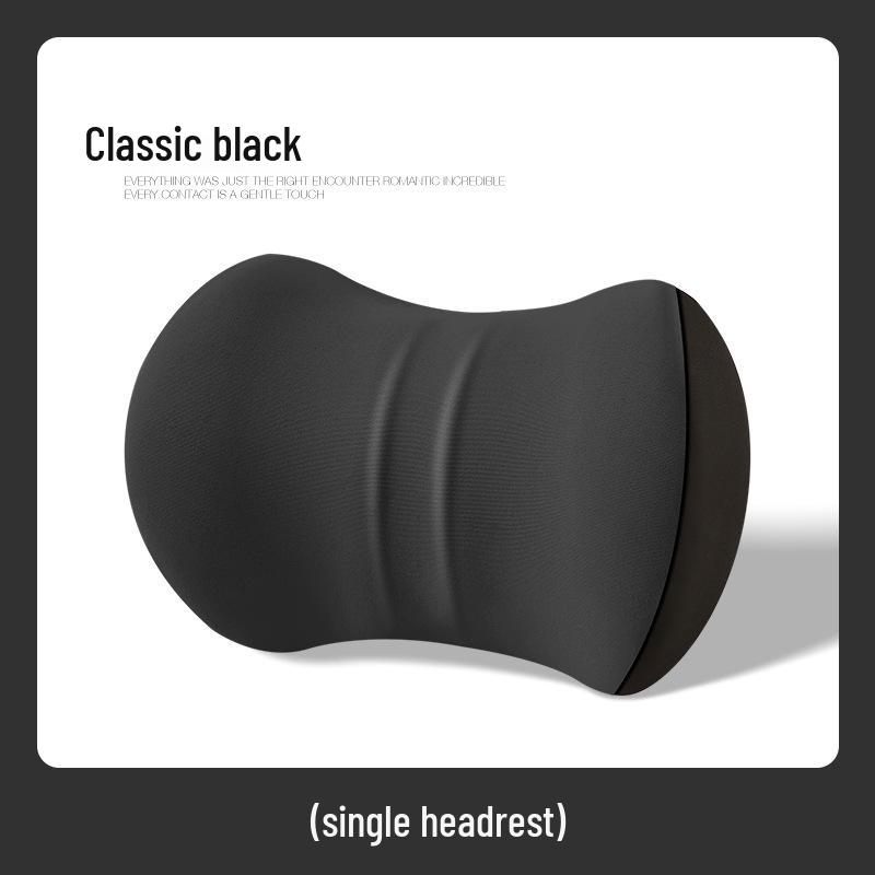 Auto Nacken- und Lendenwirbelstütze: Memory-Schaum-Kopfstützkissen-Set für alle Jahreszeiten