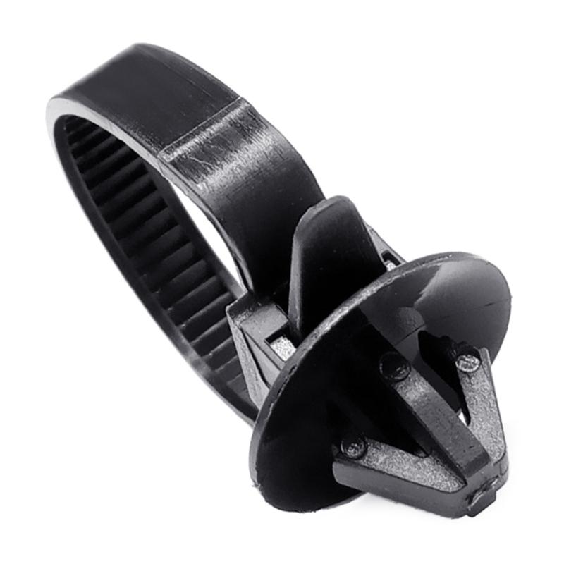 Quick Release Cable Zip Ties Cable Clips for Vehicle Wire Securing Easy Installation Nylon Fasteners Black