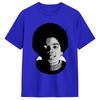 MMichael JJackson Fan Art TShirt Summer Streetwear TShirts Cotton Novelty Tee Shirt For Unisex Custom Logo Top Tees
