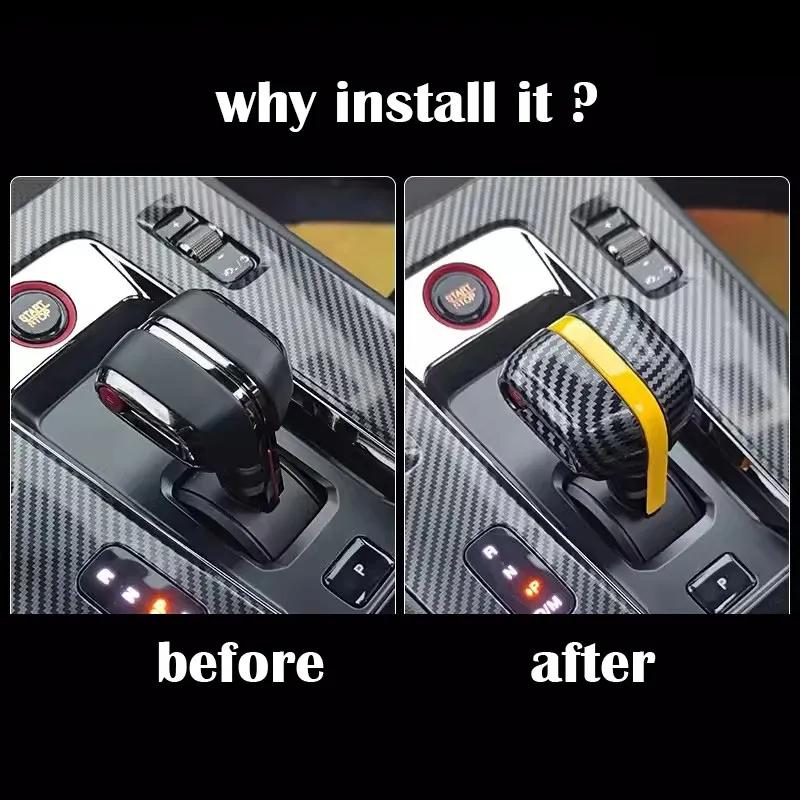 For Trumpchi GAC Empow   Interior Car Accessories Transmission  Gear Shift Shifter Knob Gear Head Handle Cover Trim