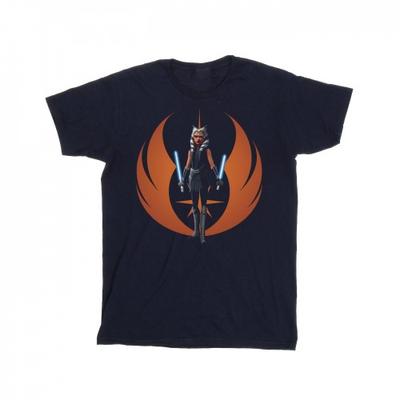 Camiseta masculina Clone Wars Ahsoka Rebel Pose