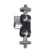 Flexible Articulating Magic Arm with Dual Ball Heads for Camera Monitor and LED Light CNC Machined Aluminum Alloy with 1/4 Inch Screws