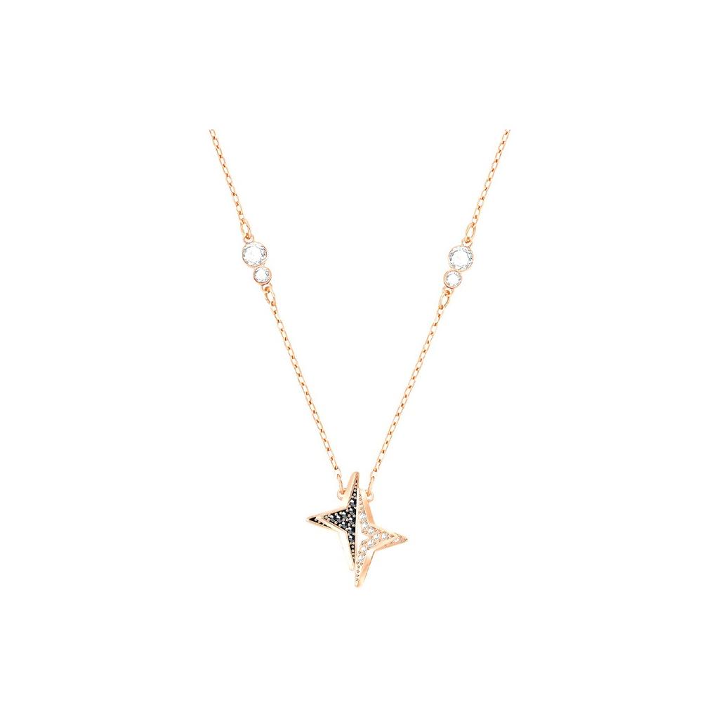 Swarovski Halve Asymmetric Star Pendant Necklace Women Necklace Rose-Gold 5347218