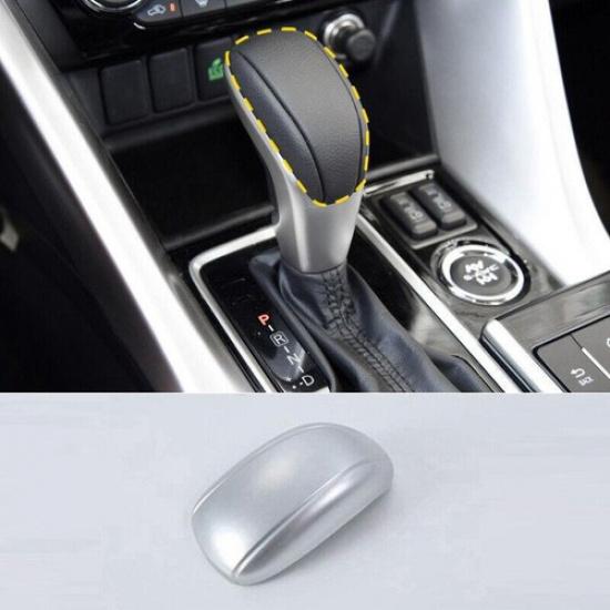 Silver Matte Center Console Gear Shift Knob For Mitsubishi Eclipse Cross 18-