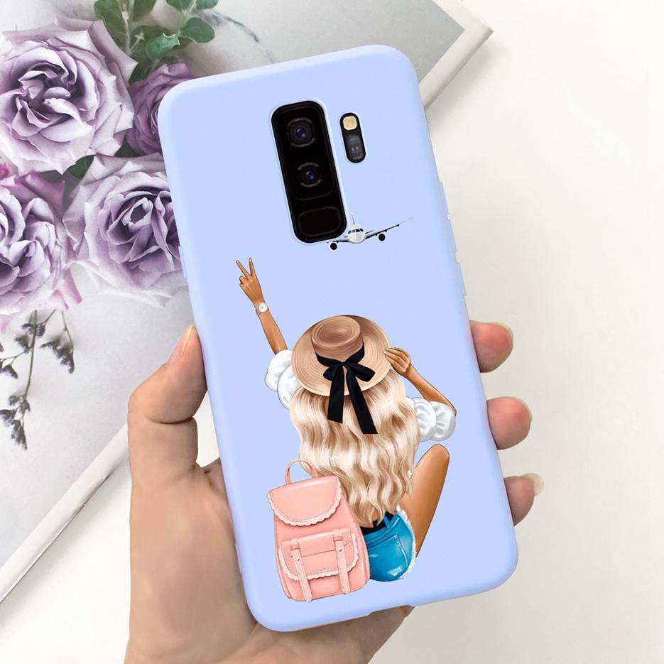 For Samsung Galaxy S9 Plus Case Unique Candy Painted Cover Soft Silicone Phone Case For Samsung S9 Plus S9+ GalaxyS9 Full Bumper