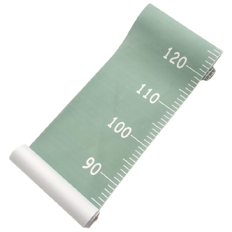 

Baby Growth Height Chart Canvas and Wood Removable Measure Wall Ruler for Child авокадо/зелёный