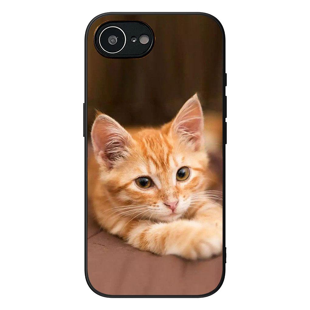 Soft Cover for Samsung Galaxy S25 S24 S23 FE Plus Ultra S7 Edge A16 A15 5G S25+ Coque Phone Case Meow Eyes Kitten Cat