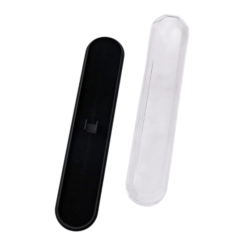Clearly View Pen Box Compactly Rectangular Transparent Box For Pen Pencils Erasers School Office Organizers