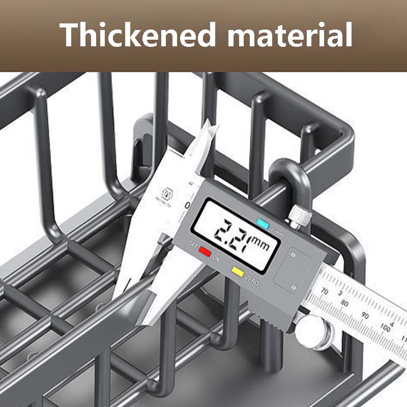 Kitchen Sink Drain Rack Organizer ABS Plastic Self-draining Sink Shelf Soap Sponge Holder Dishcloth Towel Rack Filter Basket