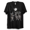 Three Moon Raccoon T Shirt Funny Trash Panda Animal Tee Unisex Racoon Top