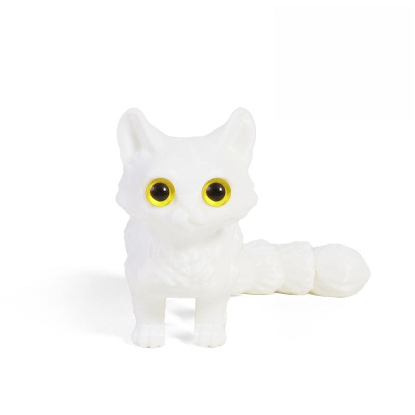3D Printed Cute Cats Fidget Toys Tail Joint Movable Kawaii Kitten Room Decor Car Decoration Desktop Decorations Gifts To Friends