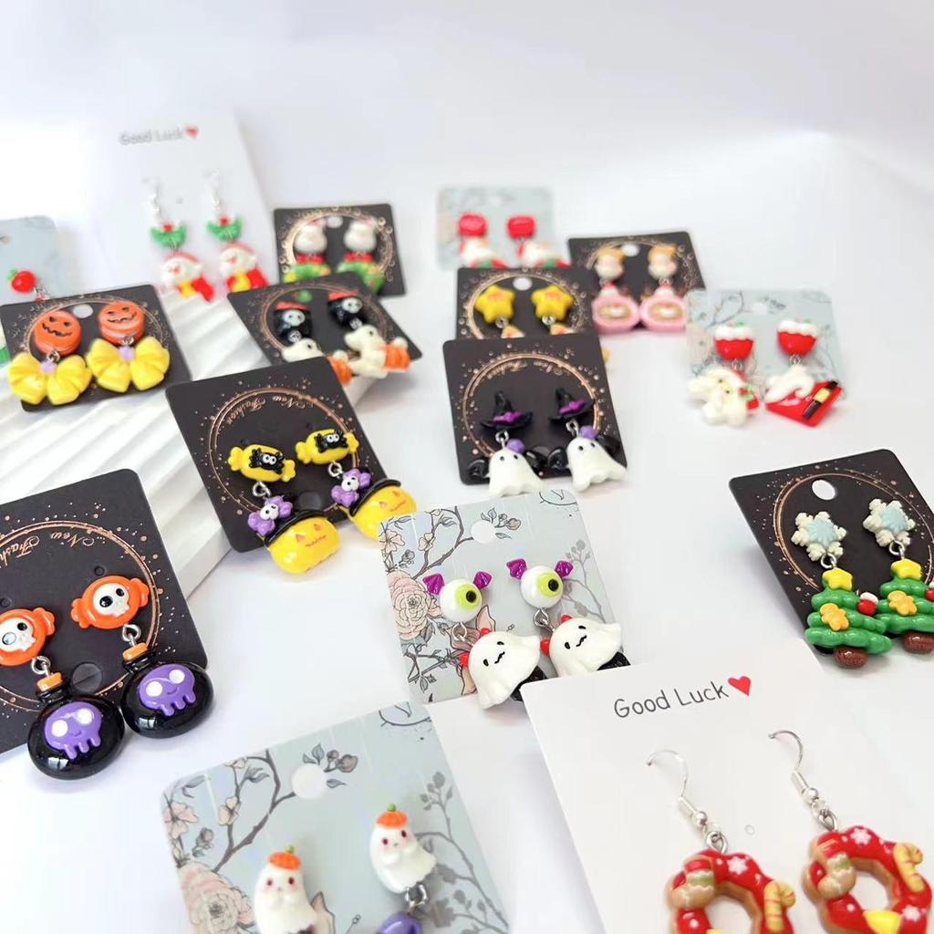 Sweet Fresh Halloween-Christmas Ear Cuff Studs: Stylish, Unique Personality Earrings