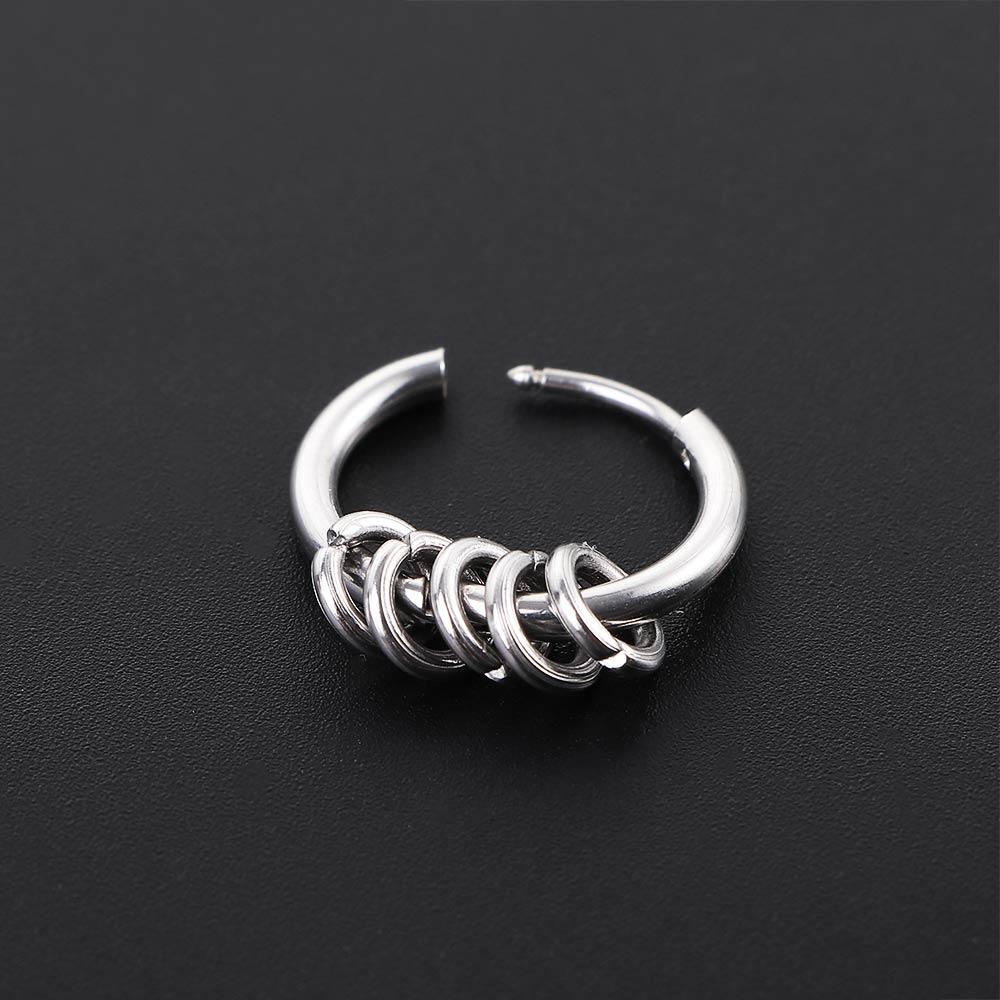 Pendent Stainless Steel Hiphop Women Hoop Earrings Stud Earrings Ear Jewelry Korean Dangle Earrings