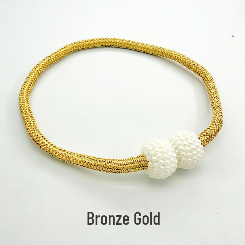 Magnetischer Perlenvorhang-Raffhalter mit hochfester Schnalle