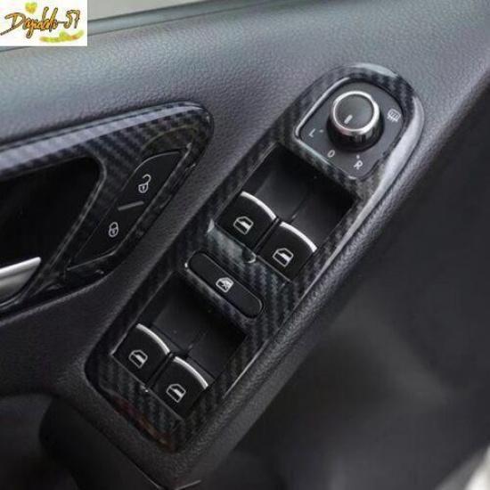 4PCS For VW Golf 6 MK6 GTI 2008-12 Door Armrest Window Lift Switch Cover Trim