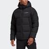 Adidas Sports Windproof Warm Hooded Down Jacket Men Outerwear Black GE9901