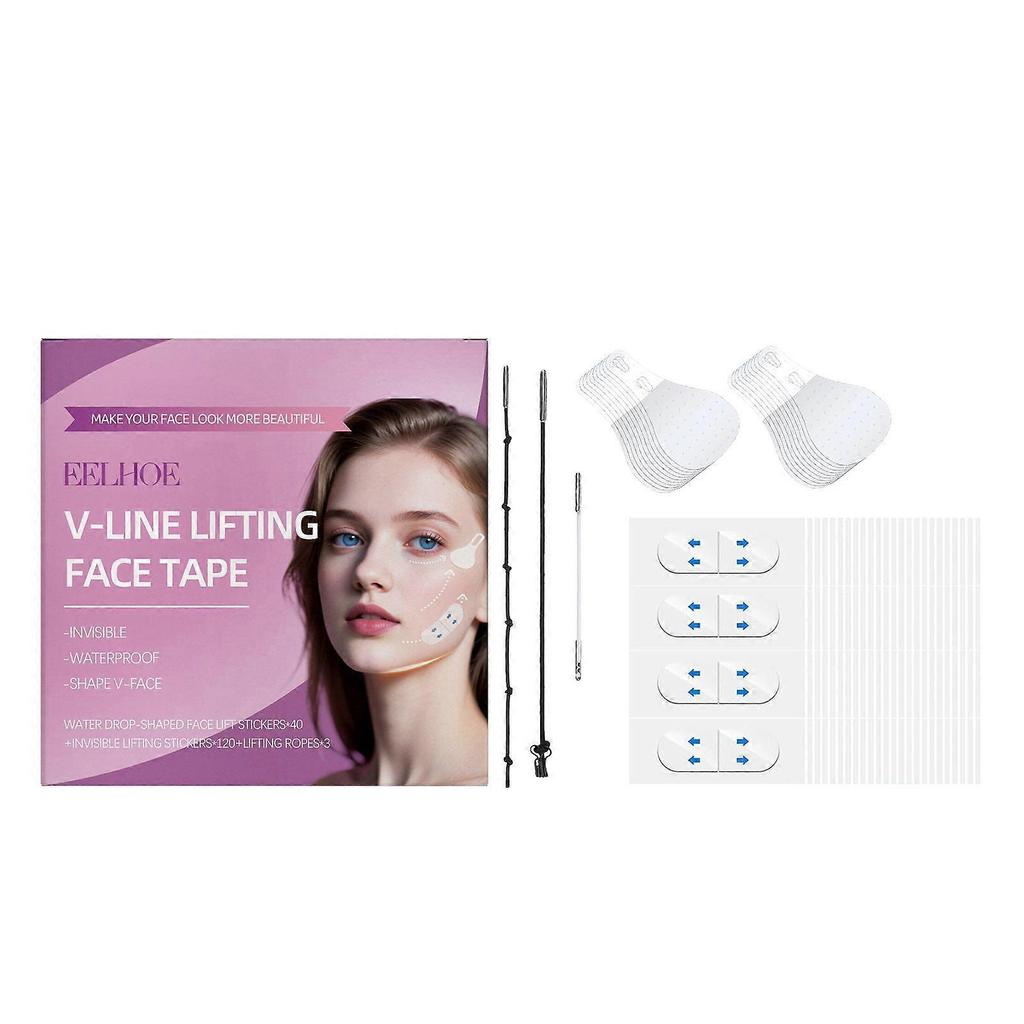 Invisible Facial Patch Set Chin V-shaped Small Face Transparent Moisturizing Care Set 1