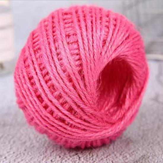 Natural Coarse Jute Rope for DIY Projects, Binding, and Retro-Style Ornaments