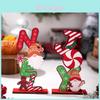 Gingerbread Man Wooden Ornament With Noel And Joy For Christmas Home Decor