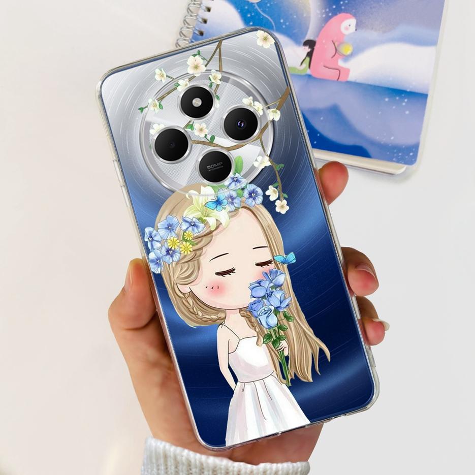 For Xiaomi Poco C75 Case Cute Cat Butterfly Painted Cover Soft Silicone Phone Case For Xiaomi Poco C75 C 75 PocoC75 Fundas Coque