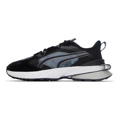 Pwrframe Op-1 Stealth Fabric Synthetic Leather Sports Low-Top Lifestyle Shoes Unisex Sneaker Black Gray 386623-01