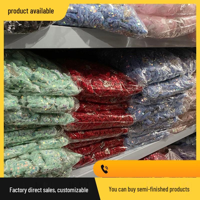 Korean Style Sequin Bow Hair Clip for Girls - Crown 3D Top Hairpin Accessory