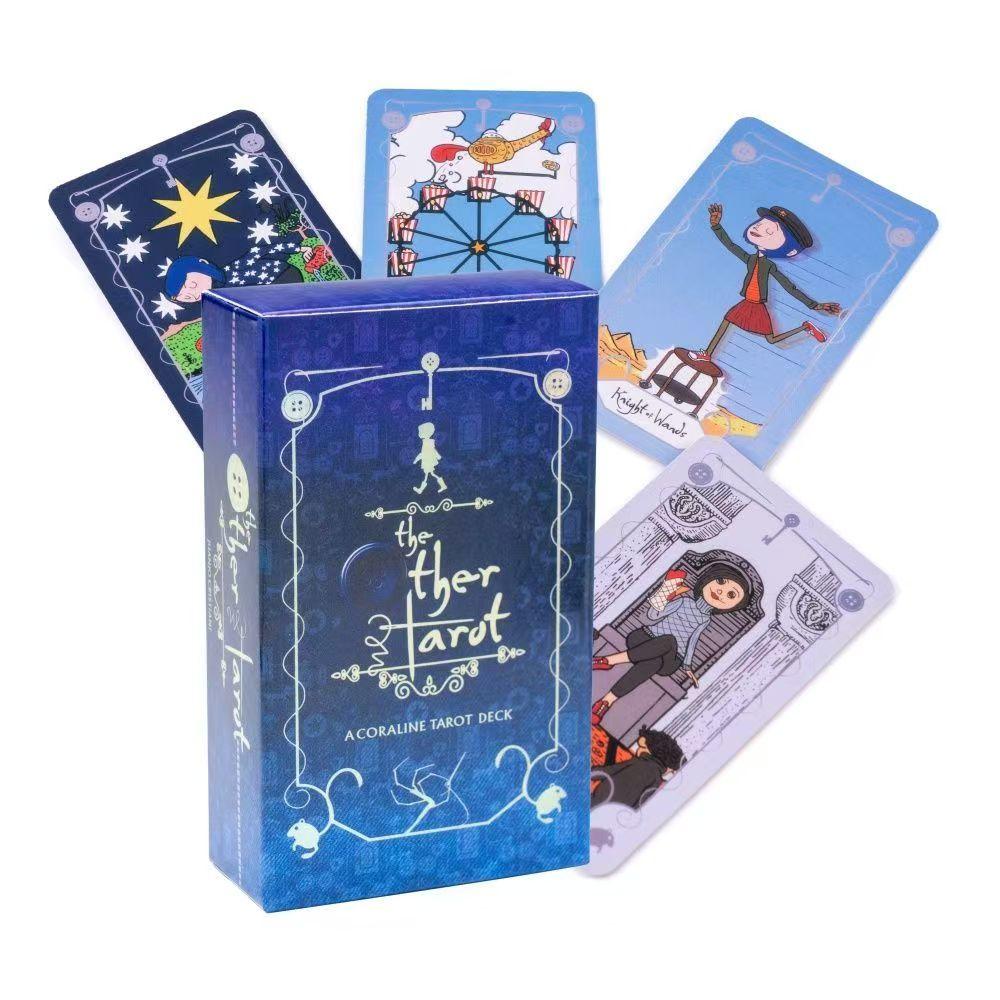 The OTHER Tarot 78 Pcs Tarot Cards Based On Rider System The Key That Opens The Door To The Coraline World 10.3*6cm