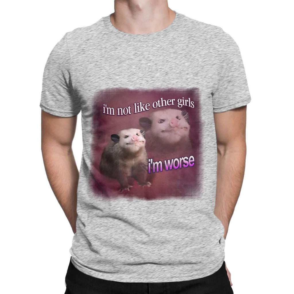 I Am Not Like Other Girls I Am Worse Possum Word Art Funny 100 Cotton TShirt Possum Tops Tees For Unisex