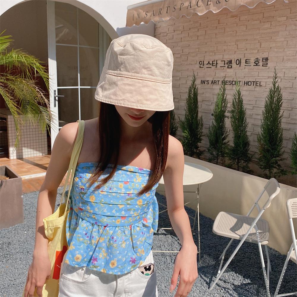 

Детская панама Весна и Лето Универсальная шляпа-ведро Тонкая Солнцезащитная Защита от солнца Отбеливание лица Панама Мода Adult (56-58CM) бежевый