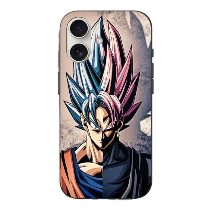 Case - Dragon Ball Z - Iphone 16 - Goku SSJ - Soft - Black - Unisex
