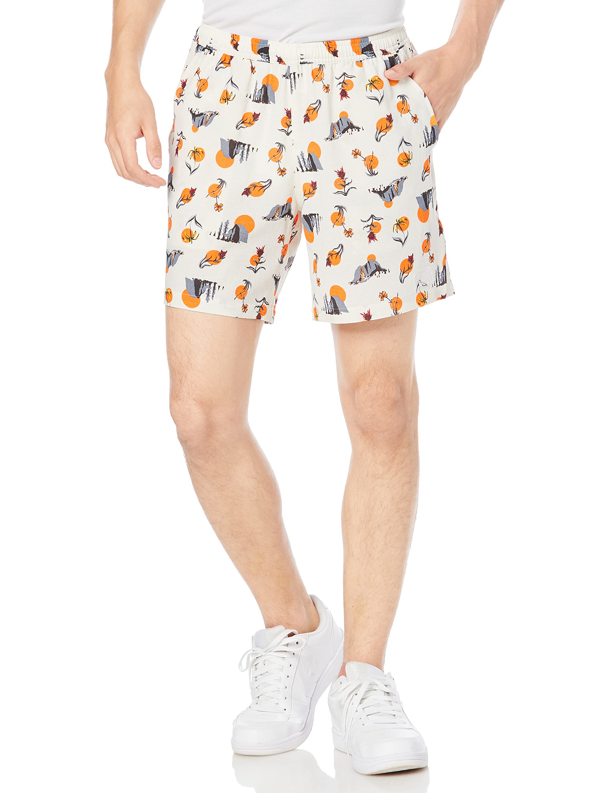 

The North Face Climbing Summer Vintage White Valley Size NB41939 Men s Shorts, Sun, L,