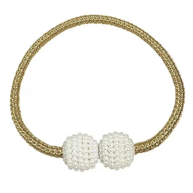 Dicke Seilperle Vorhang Magnetschnalle