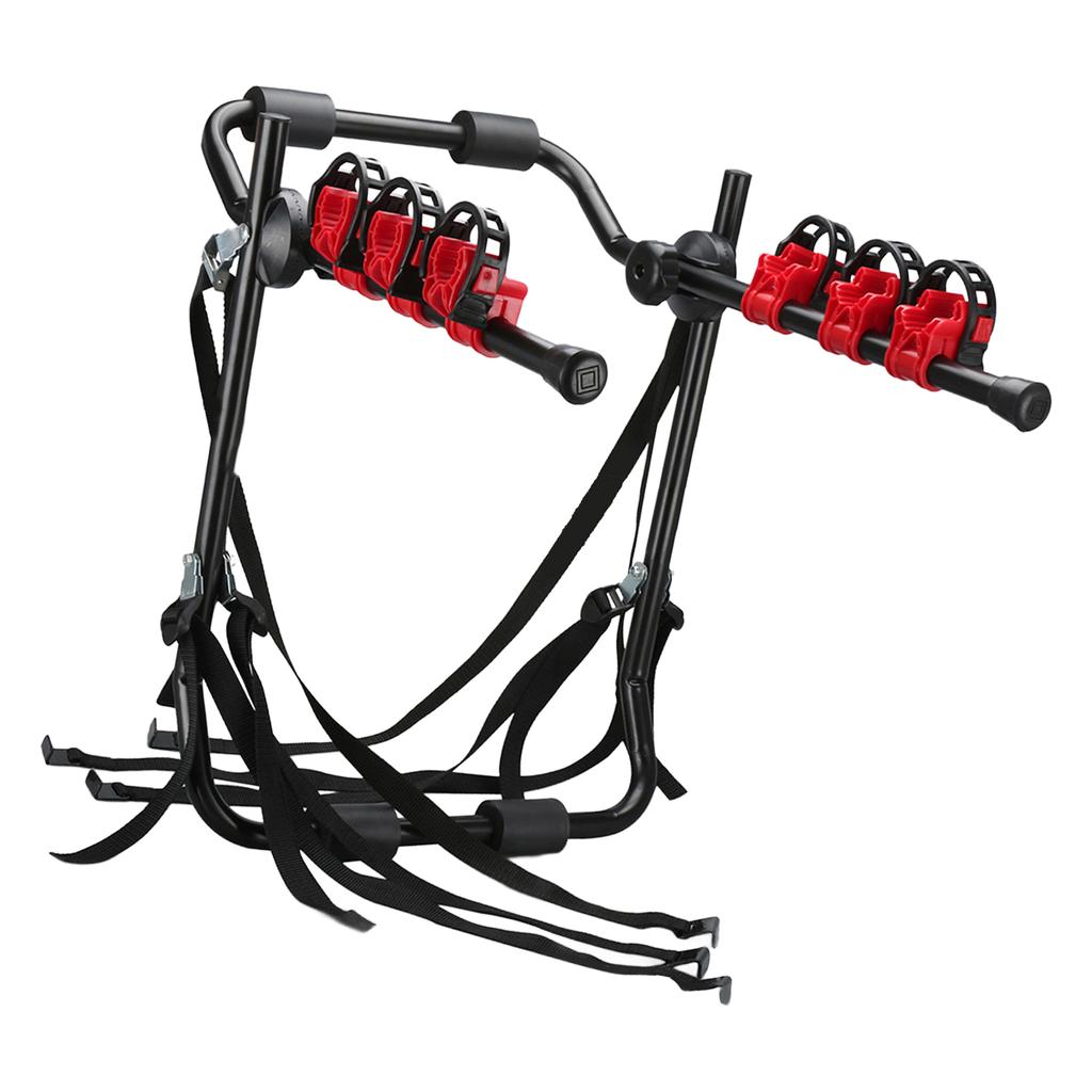 Car Bike Carrier Iron Strong Bearing Car Tail Bike Rack for SUV MPV Camping Travel