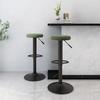 VidaXL Bar Stools Set of 2 Dark Green Velvet 333146
