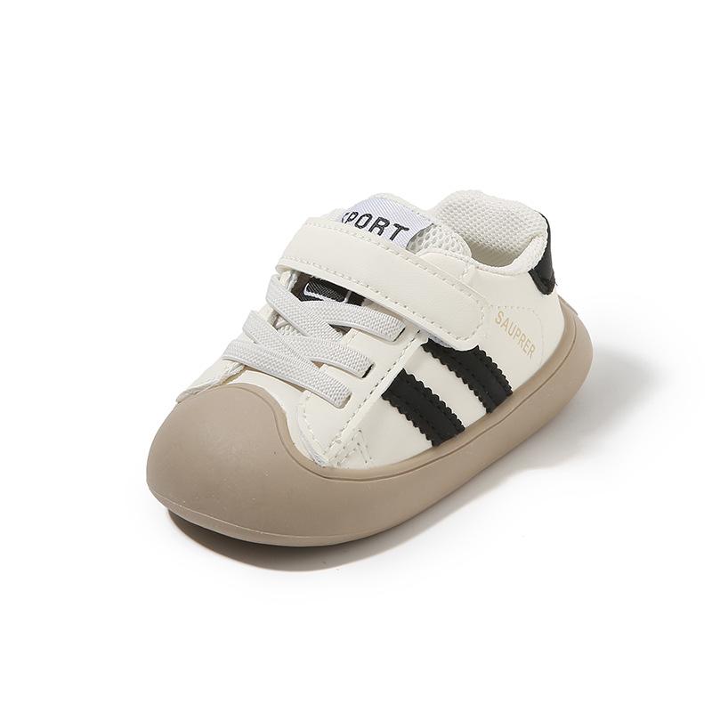 Children's board shoes 2025 spring and autumn new girls little white shoes casual shoes single shoes boys baby shoes soft sole sports