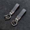 Leather Car Keychain Key Ring Pendant Buckle Gift For Porsche Cayenne Cayman Panamera Macan 911 718 Taycan Boxster Accessories