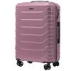Set of 3 Wings Crake Polycarbonate 100% Rose Gold Suitcases
