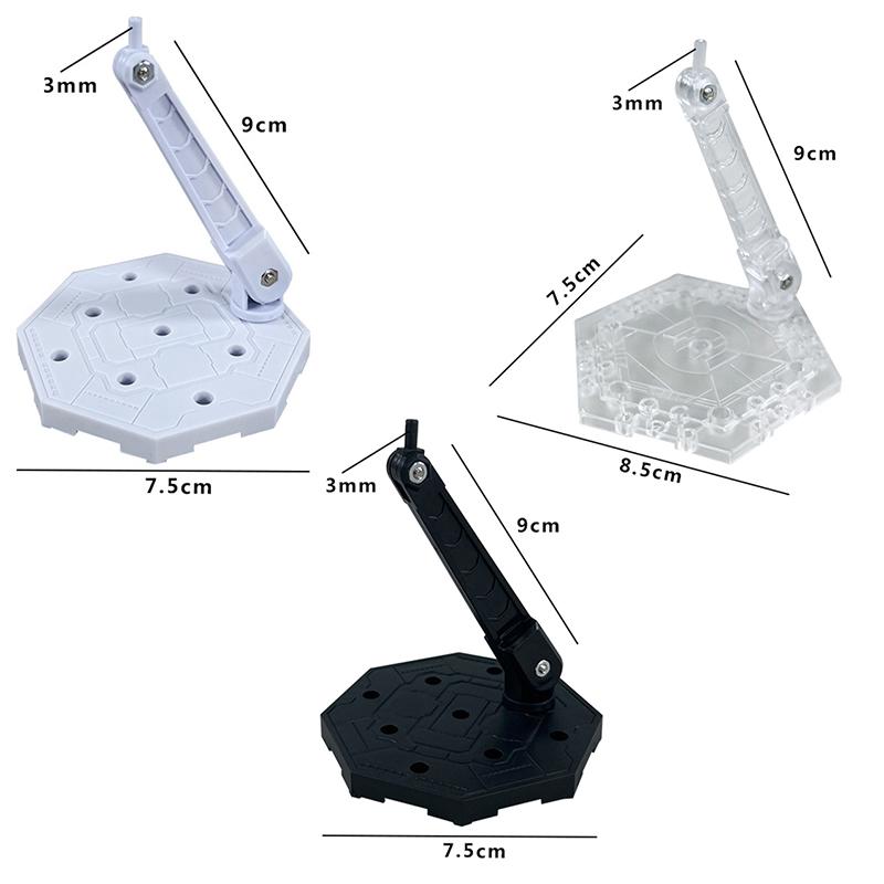 Innovativer und praktischer handgefertigter Puppen-DIY-Halter Actionfigur Modell Basis Displayständer Schwarze Halterung für 1/144 Hg Rg