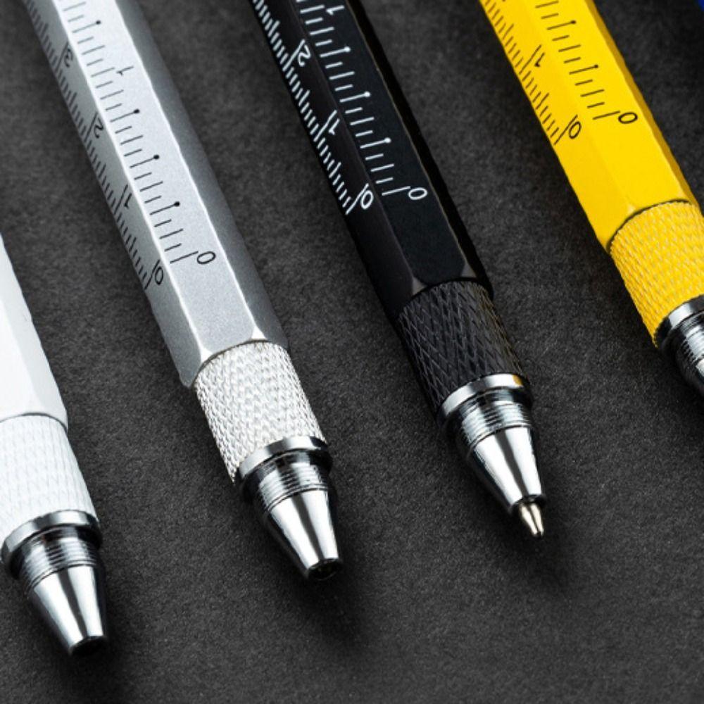 Detachable Multi-function Tool Pen Portable Measure Technical Ruler  Tighten The Screw