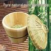 Wooden Rice Steamer Bucket - Fir Wood, Mold-Resistant, for Home & Commercial Use