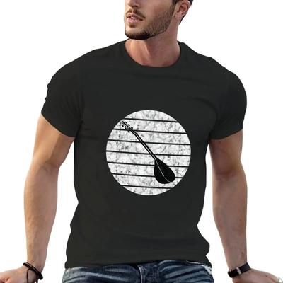 New Vintage Saz Baglama Turkey Türkü Turkish Guitar TShirt Cute Tops Aesthetic Clothes Mens T Shirts Pack