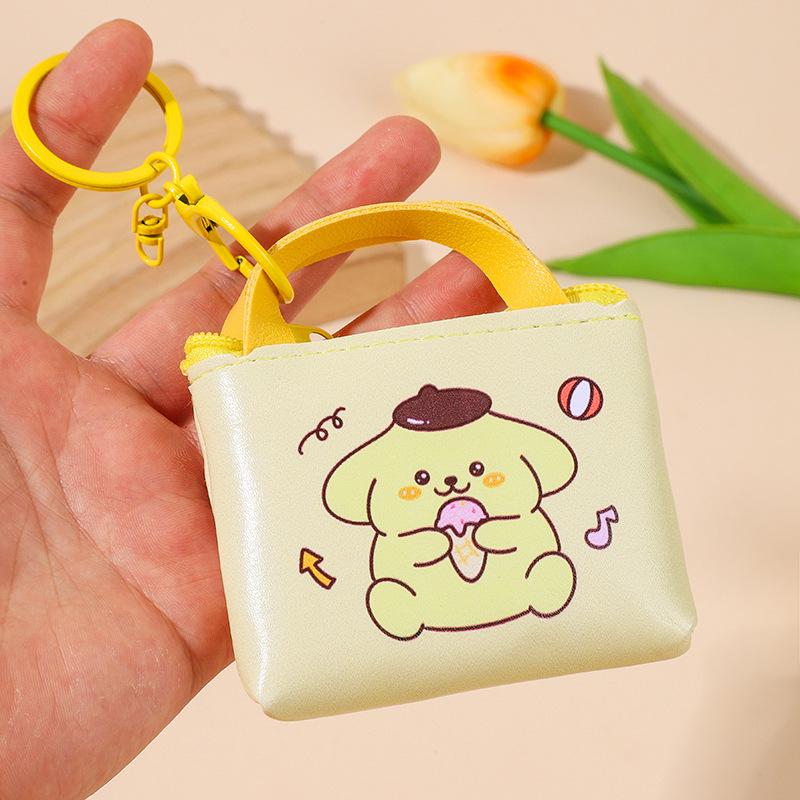 2025 Cute Cartoon Coin Purse Wallet - Small Leather Zipper Pouch for Students, Men & Women