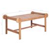 Coffee Table 100x50x45 cm Solid Teak Wood