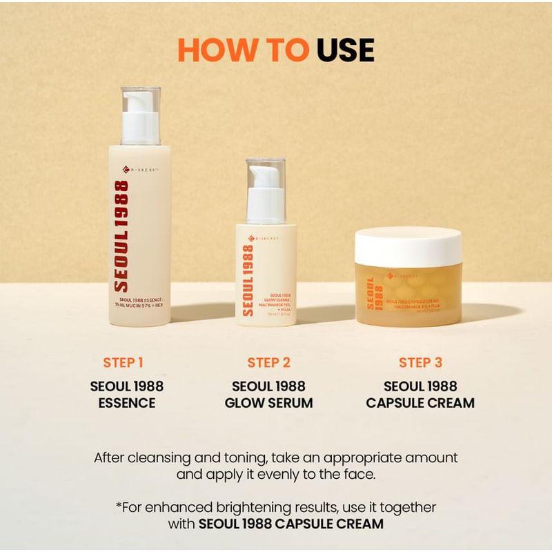 KSECRET - SEOUL 1988 Glow Serum : Niacinamide 15% + Yuja