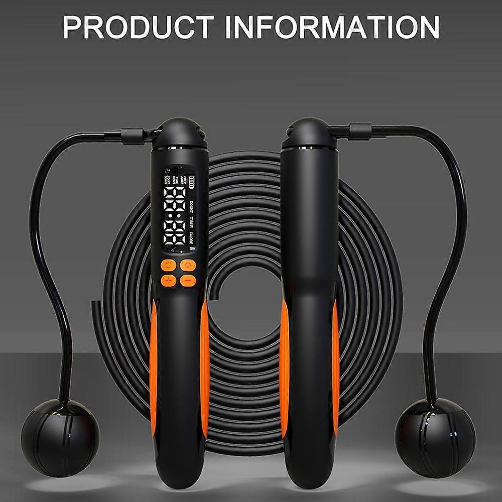 High Quality Intelligent Counting Cordless Skipping Rope With Loadball Weightloss Jump Rope Multi-functional