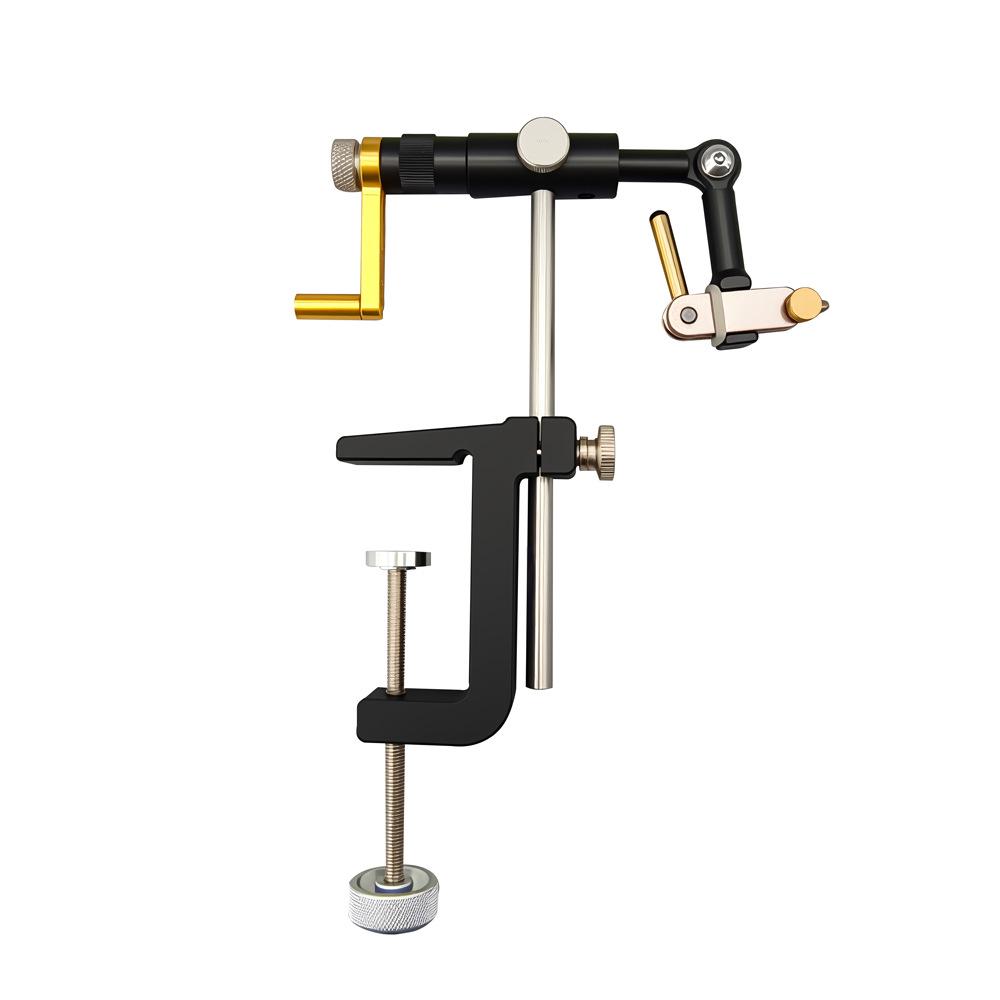 

White Egret Fly F Model Clip-On Desk Tie Pliers Handmade Fly Tying Hook Vise