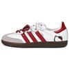 adidas Originals SAMBA OG Old Times, Șireturi Duble Deconstrucție Adidași Armată Germană Unisex Alb Roșu B75806(Echipa1664-)